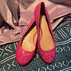 Tory Burch Minnie Flat - True Pink - 8 1/2